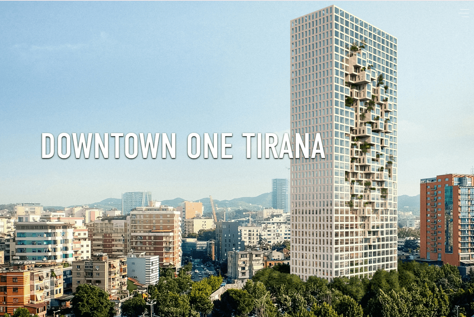 APARTAMENT 2+1+2 PER SHITJE TEK DOWNTOWN ONE, TIRANE